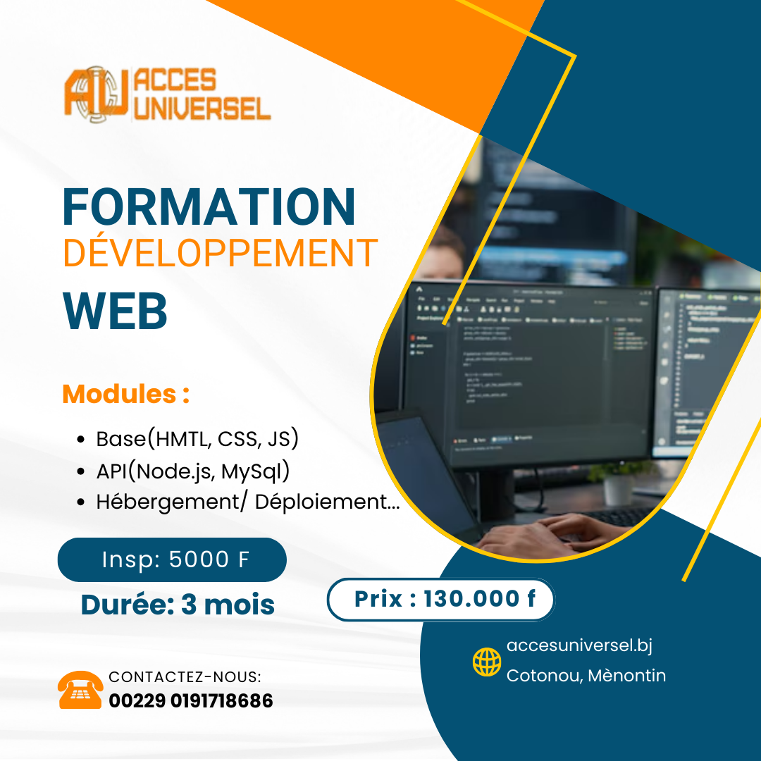 Formation en développement web